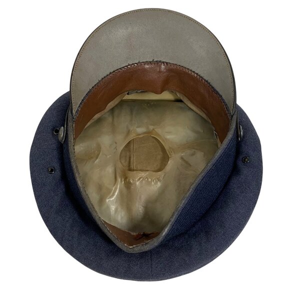 Vintage 1960s Flight Ace Air Force Uniform Service Hat Blue Officer Vietnam Era - Picture 8 of 12